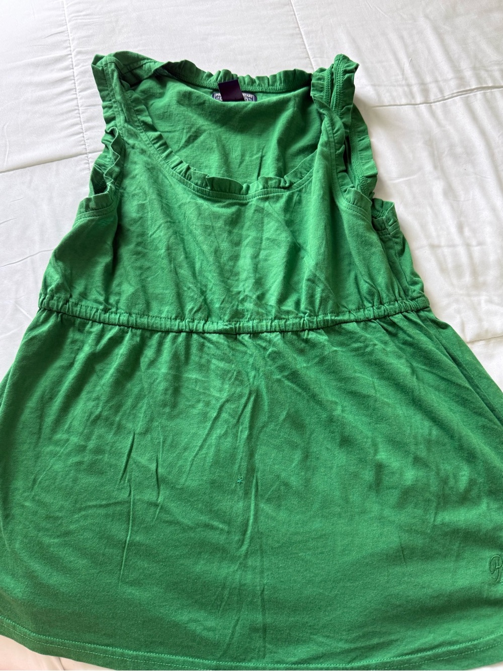 Ralph Lauren Green Cotton Sleeveless Top